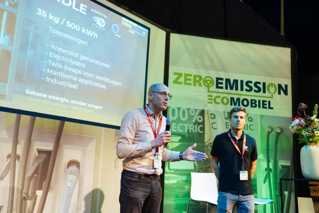 Novectra exhibiting at the Zero Emission Expo showcasing sustainable energy and mobility solutions
